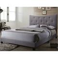 Acme Furniture Industry Venacha Bed, Gray Fabric - Queen 26360Q